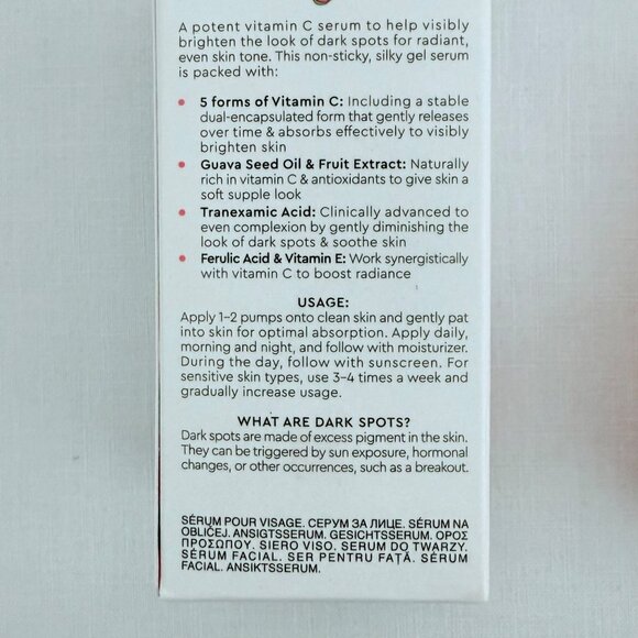 Glow Recipe Dark Spot Serum 30 ml Guava Vitamin C Brighten Even Tone Skin - Picture 8 of 16